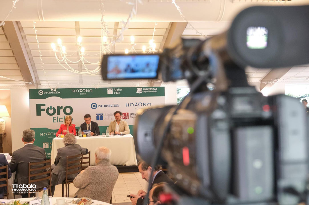 Hozono Global participa en el coloquio sobre infraestructuras ‘Foro Elche’ Hozono Global participa en el coloquio sobre infraestructuras ‘Foro Elche’