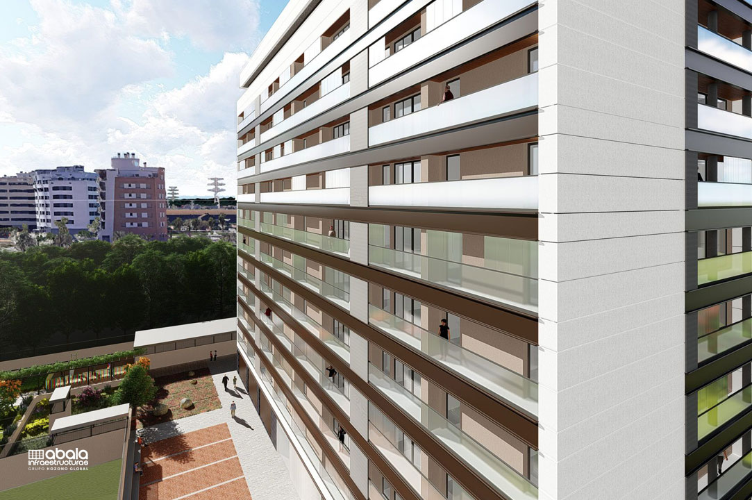 El barrio de Moreras, en Valencia, contará este verano con las 68 viviendas públicas de alquiler asequible que ejecuta Abala El barrio de Moreras, en Valencia, contará este verano con las 68 viviendas públicas de alquiler asequible que ejecuta Abala