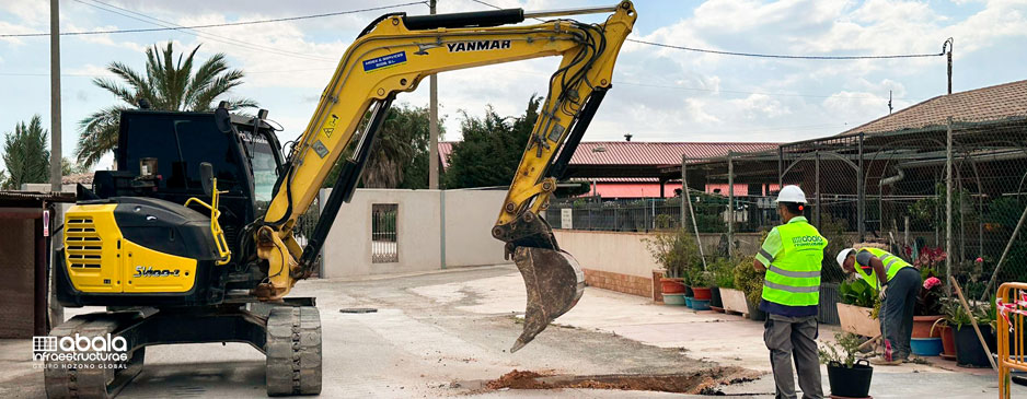 San Javier sigue mejorando su red de saneamiento con un nuevo colector